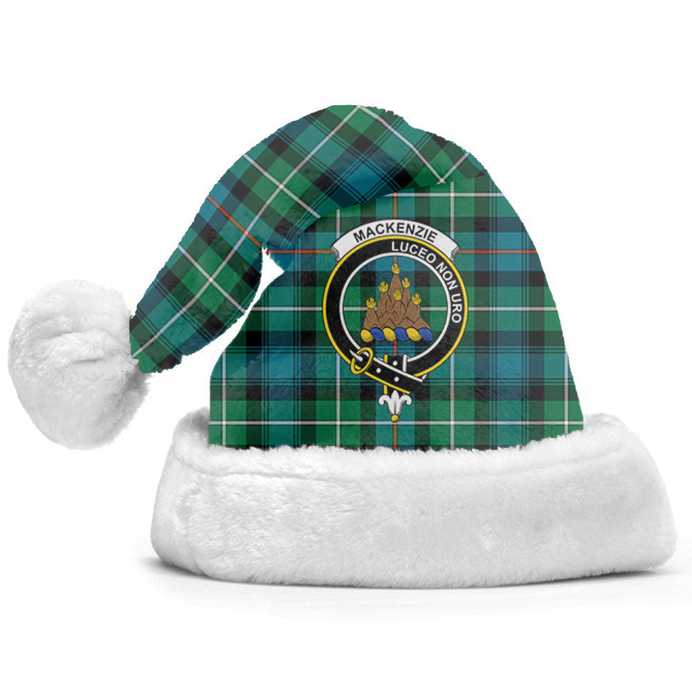 Clan MacKenzie Ancient Tartan Crest Christmas Santa Hat NF22 MacKenzie Ancient Tartan Tartan Santa Hat   