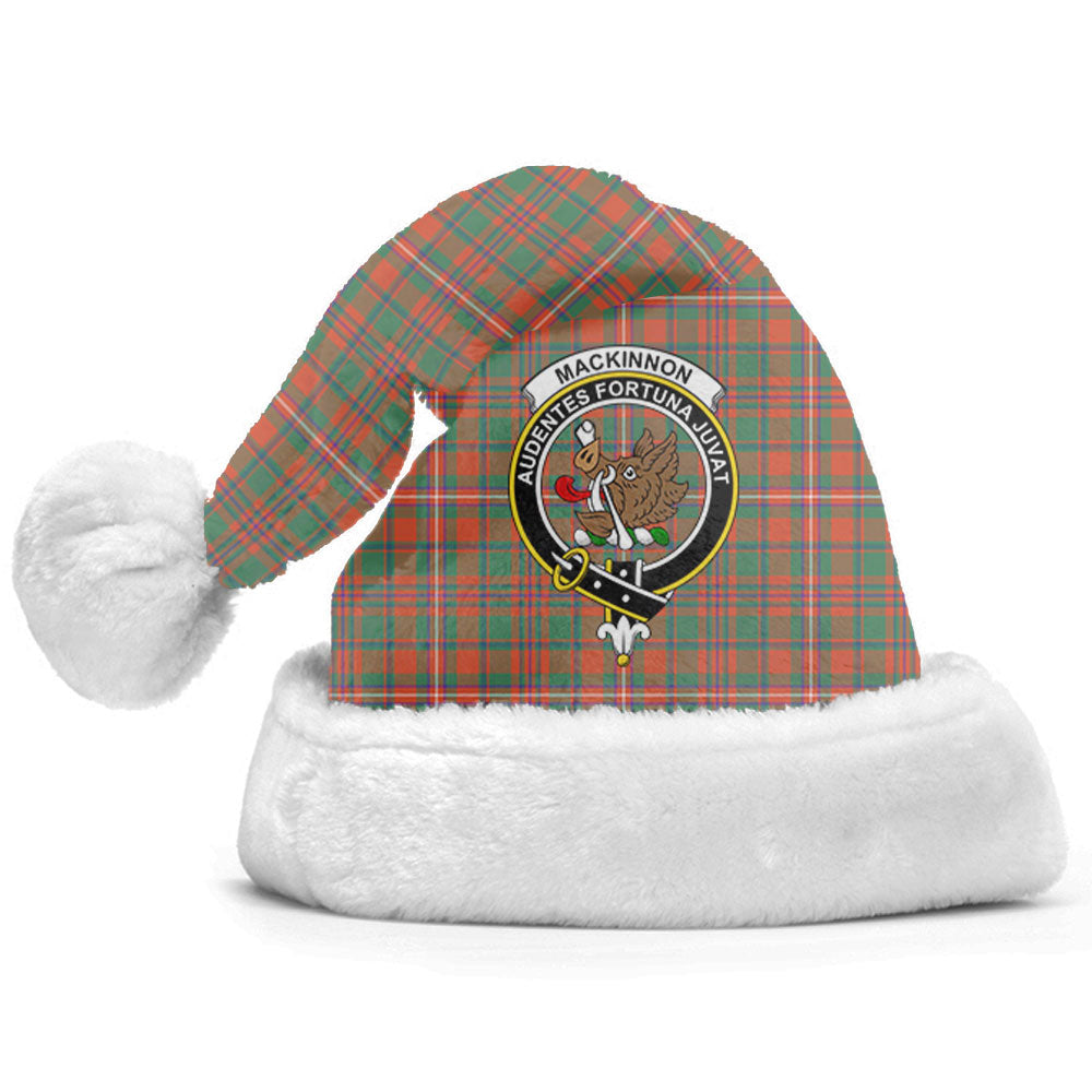 Clan MacKinnon Ancient Tartan Crest Christmas Santa Hat JO82 MacKinnon Ancient Tartan Tartan Santa Hat   