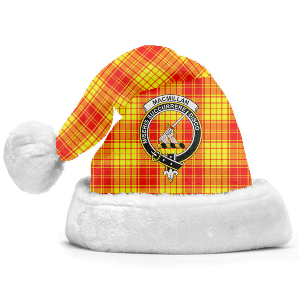Clan MacMillan Clan Tartan Crest Christmas Santa Hat FL36 MacMillan Clan Tartan Tartan Santa Hat   