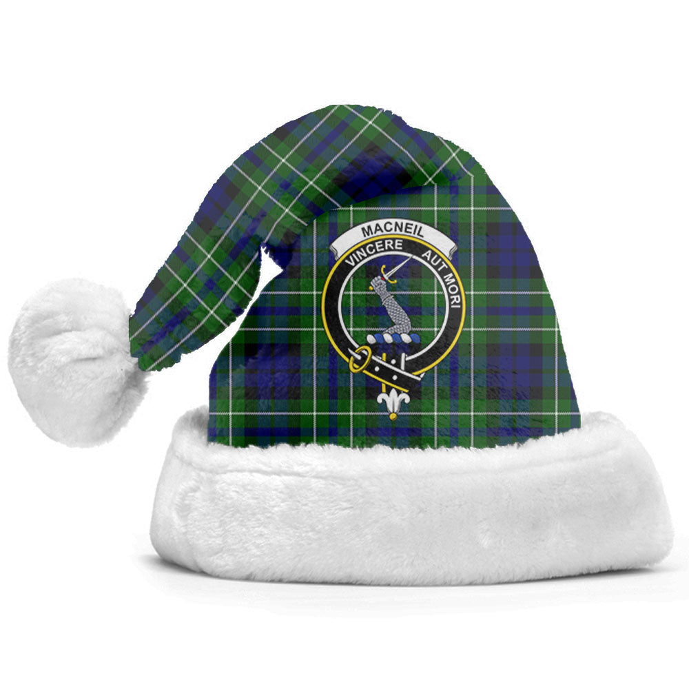 Clan MacNeil of Colonsay Modern Tartan Crest Christmas Santa Hat PK56 MacNeil of Colonsay Modern Tartan Tartan Santa Hat   