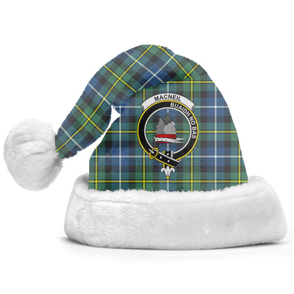 Clan MacNeill of Barra Ancient Tartan Crest Christmas Santa Hat YU92 MacNeill of Barra Ancient Tartan Tartan Santa Hat   