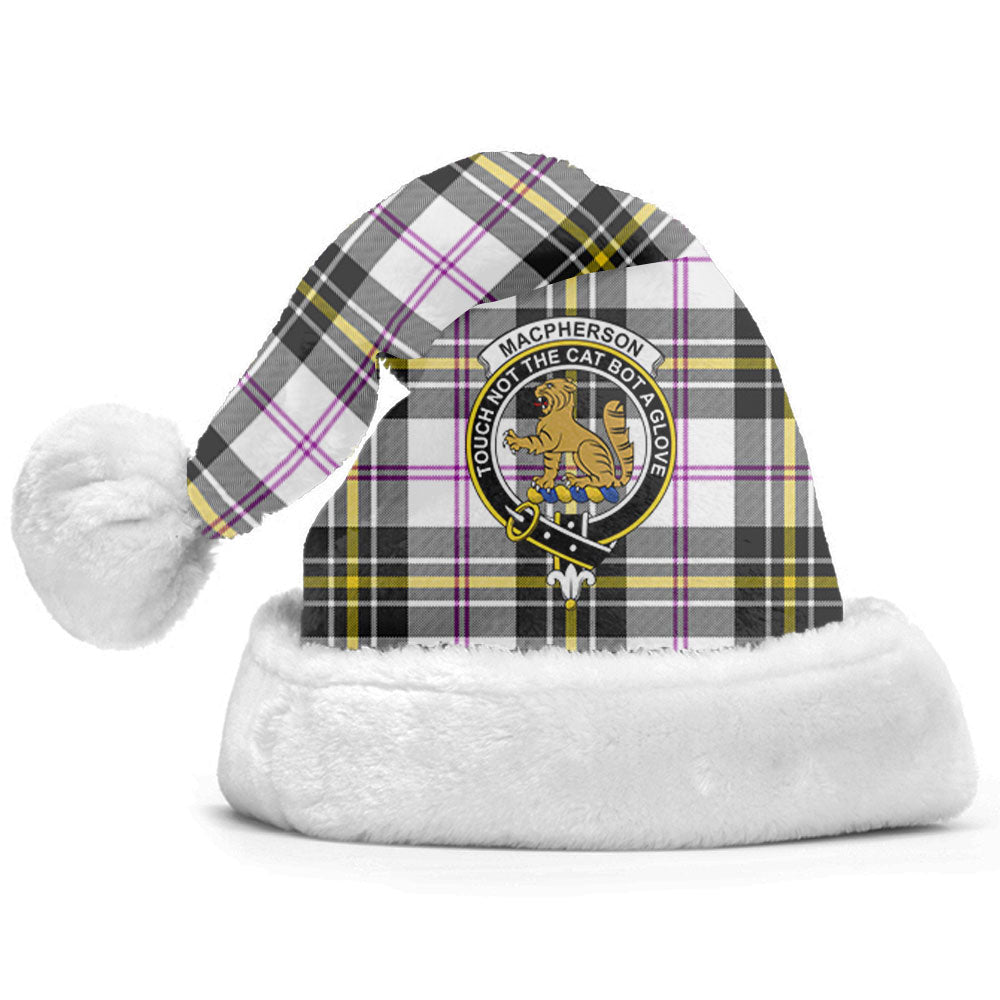 Clan MacPherson Dress Modern Tartan Crest Christmas Santa Hat YF92 MacPherson Dress Modern Tartan Tartan Santa Hat   