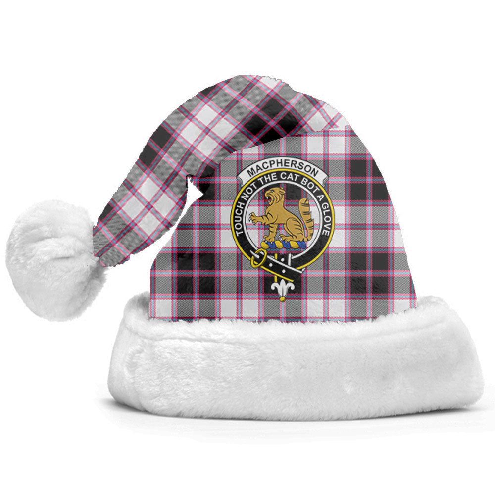 Clan MacPherson Hunting Modern Tartan Crest Christmas Santa Hat EX90 MacPherson Hunting Modern Tartan Tartan Santa Hat   