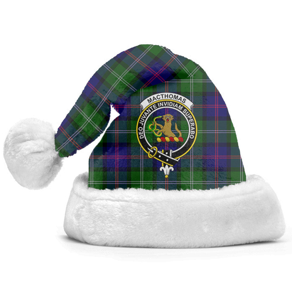 Clan MacThomas Modern Tartan Crest Christmas Santa Hat AG11 MacThomas Modern Tartan Tartan Santa Hat   
