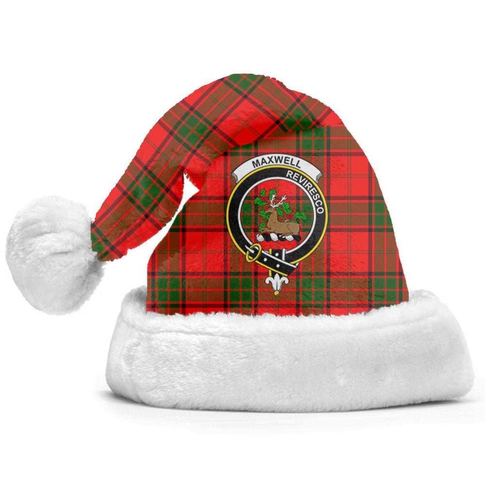 Clan Maxwell Modern Tartan Crest Christmas Santa Hat VG89 Maxwell Modern Tartan Tartan Santa Hat   