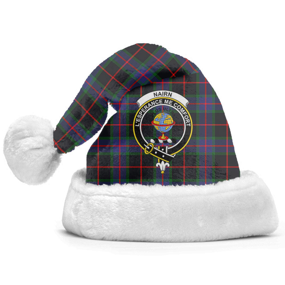 Clan Nairn Tartan Crest Christmas Santa Hat ZK22 Nairn Tartan Tartan Santa Hat   