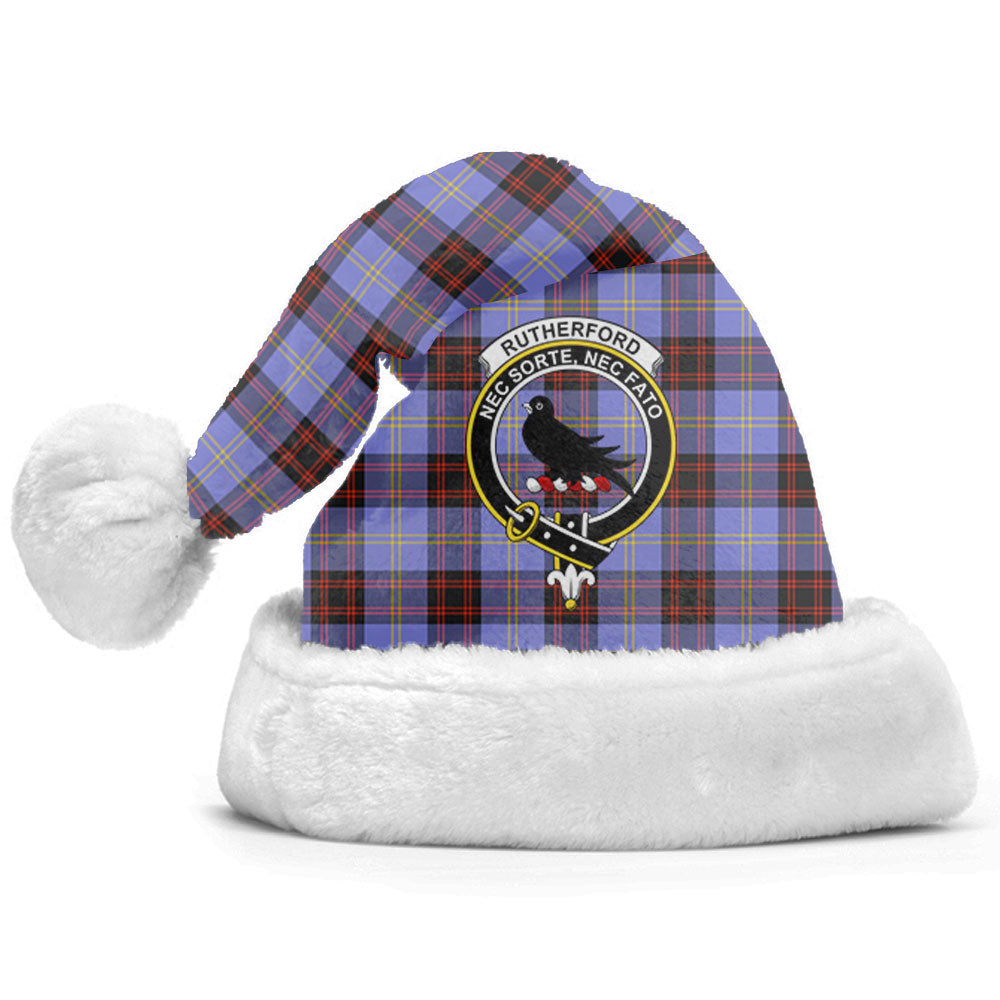 Clan Rutherford Tartan Crest Christmas Santa Hat YX53 Rutherford Tartan Tartan Santa Hat   