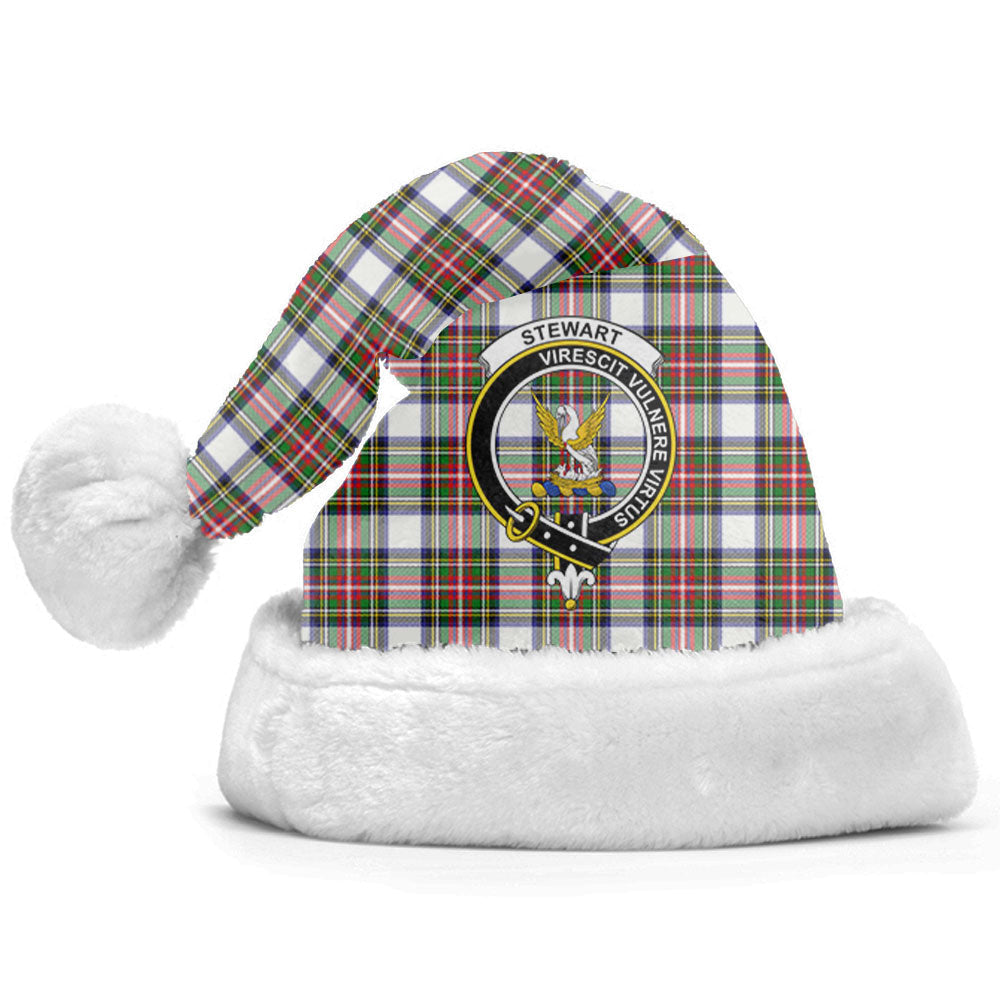 Clan Stewart Dress Modern Tartan Crest Christmas Santa Hat VT48 Stewart Dress Modern Tartan Tartan Santa Hat   