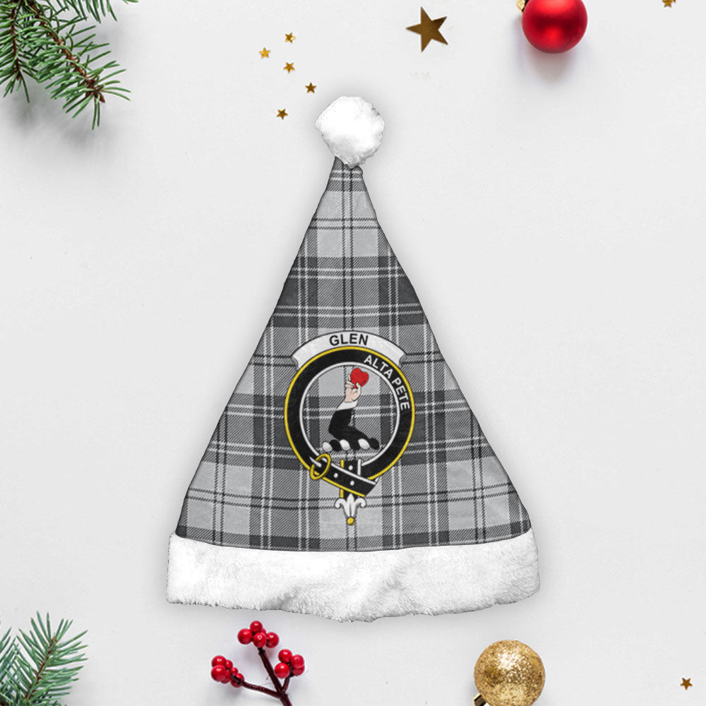 Clan Glen Tartan Crest Christmas Santa Hat PH70 Glen Tartan Tartan Santa Hat   