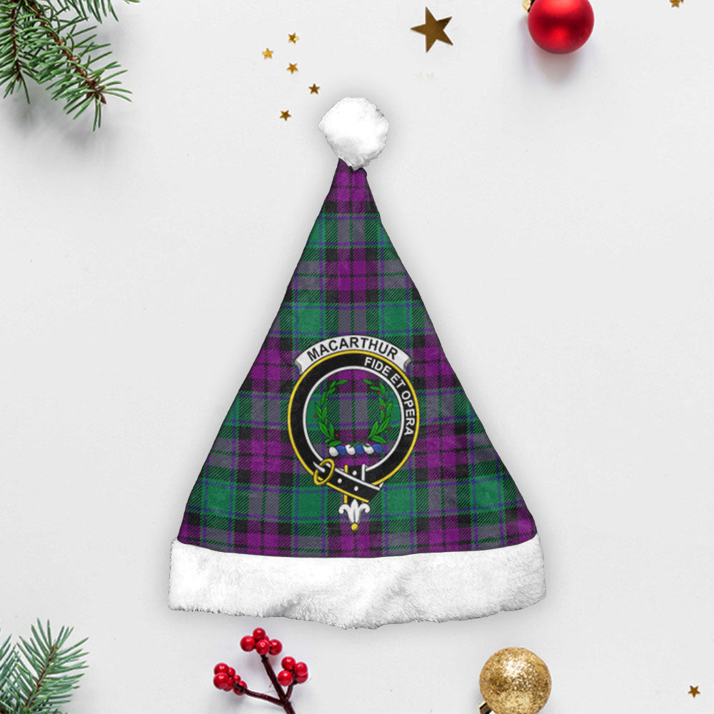 Clan MacArthur � Milton Tartan Crest Christmas Santa Hat FM29 MacArthur � Milton Tartan Tartan Santa Hat   