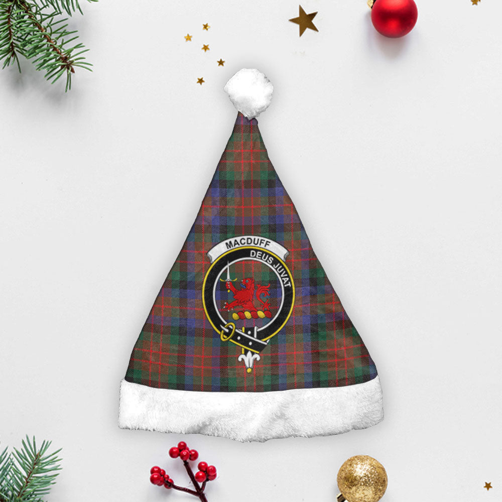 Clan MacDuff Hunting Modern Tartan Crest Christmas Santa Hat UC97 MacDuff Hunting Modern Tartan Tartan Santa Hat   