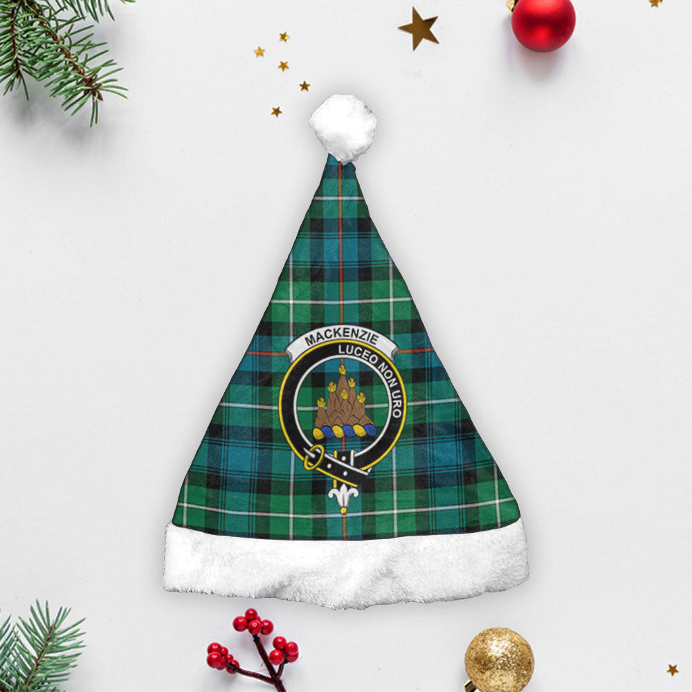 Clan MacKenzie Ancient Tartan Crest Christmas Santa Hat NF22 MacKenzie Ancient Tartan Tartan Santa Hat   