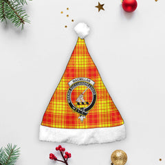 Clan MacMillan Clan Tartan Crest Christmas Santa Hat FL36 MacMillan Clan Tartan Tartan Santa Hat   