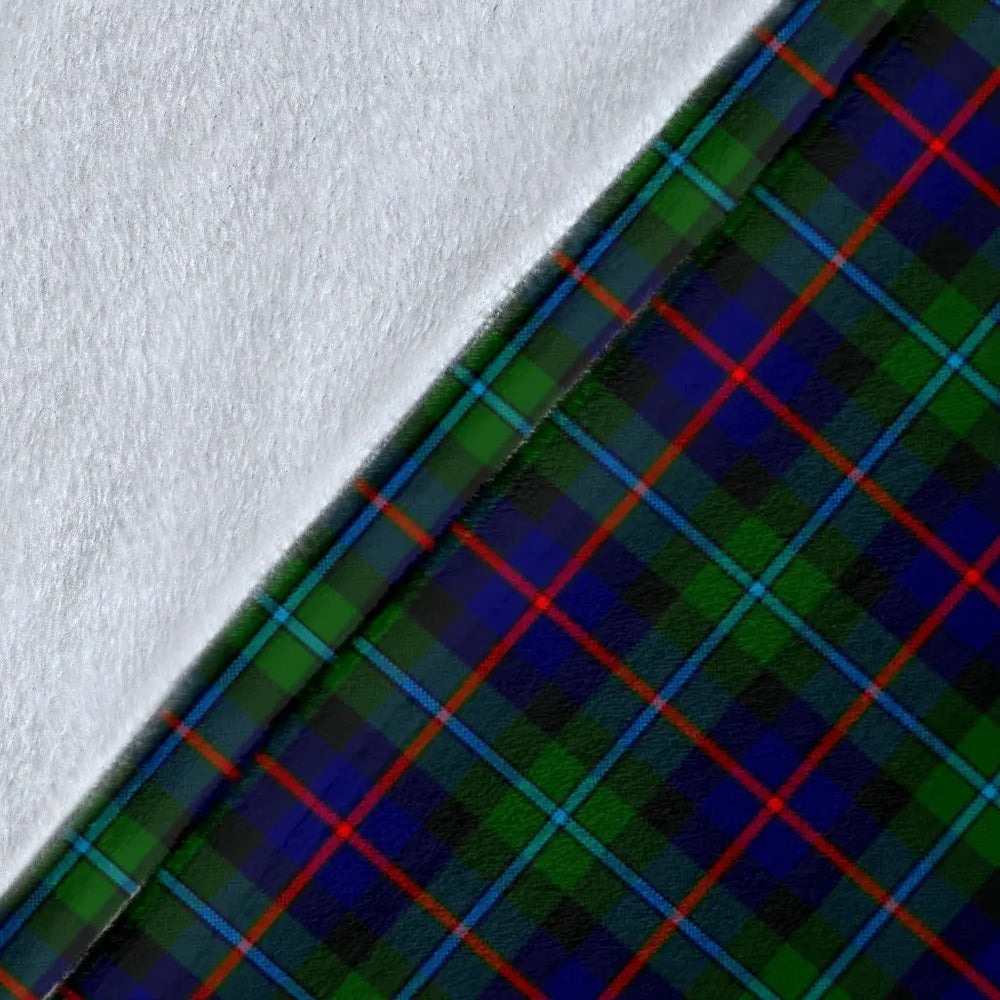 Clan Campbell of Cawdor Modern Tartan Crest Blanket Wave Style KE14 Clan Campbell of Cawdor Tartan Today   