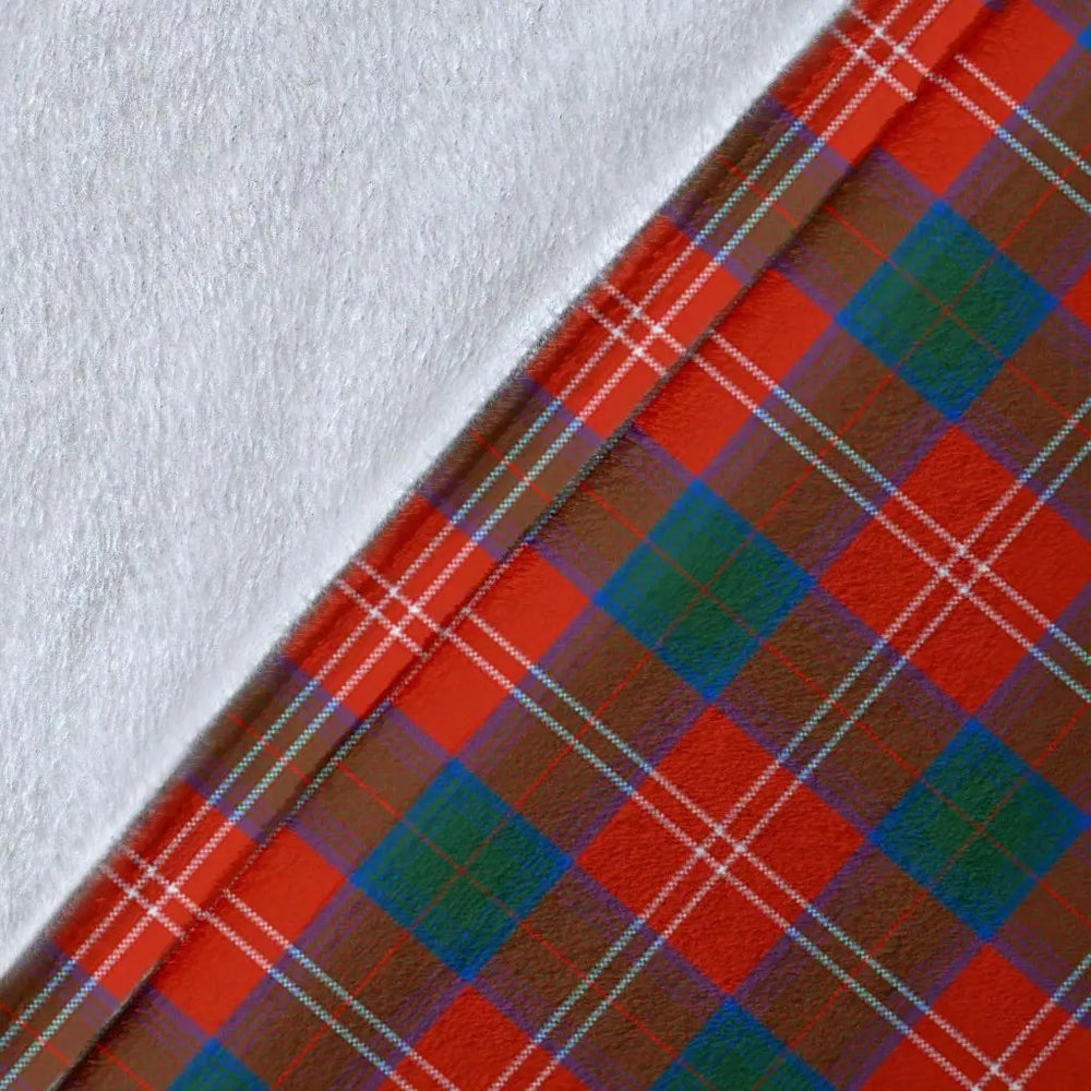 Clan Chisholm Ancient Tartan Crest Blanket Wave Style SV89 Clan Chisholm Tartan Today   