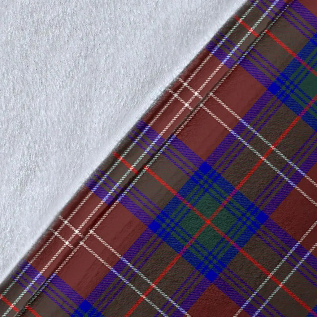 Clan Chisholm Hunting Modern Tartan Crest Blanket Wave Style HQ87 Clan Chisholm Tartan Today   