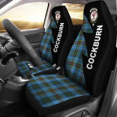 Clan Cockburn Tartan Crest Flash Style Car Seat Cover CJ38 Clan Cockburn Tartan Today   