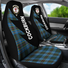 Clan Cockburn Tartan Crest Flash Style Car Seat Cover CJ38 Clan Cockburn Tartan Today   