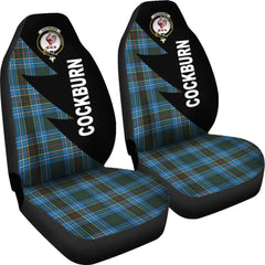 Clan Cockburn Tartan Crest Flash Style Car Seat Cover CJ38 Clan Cockburn Tartan Today   