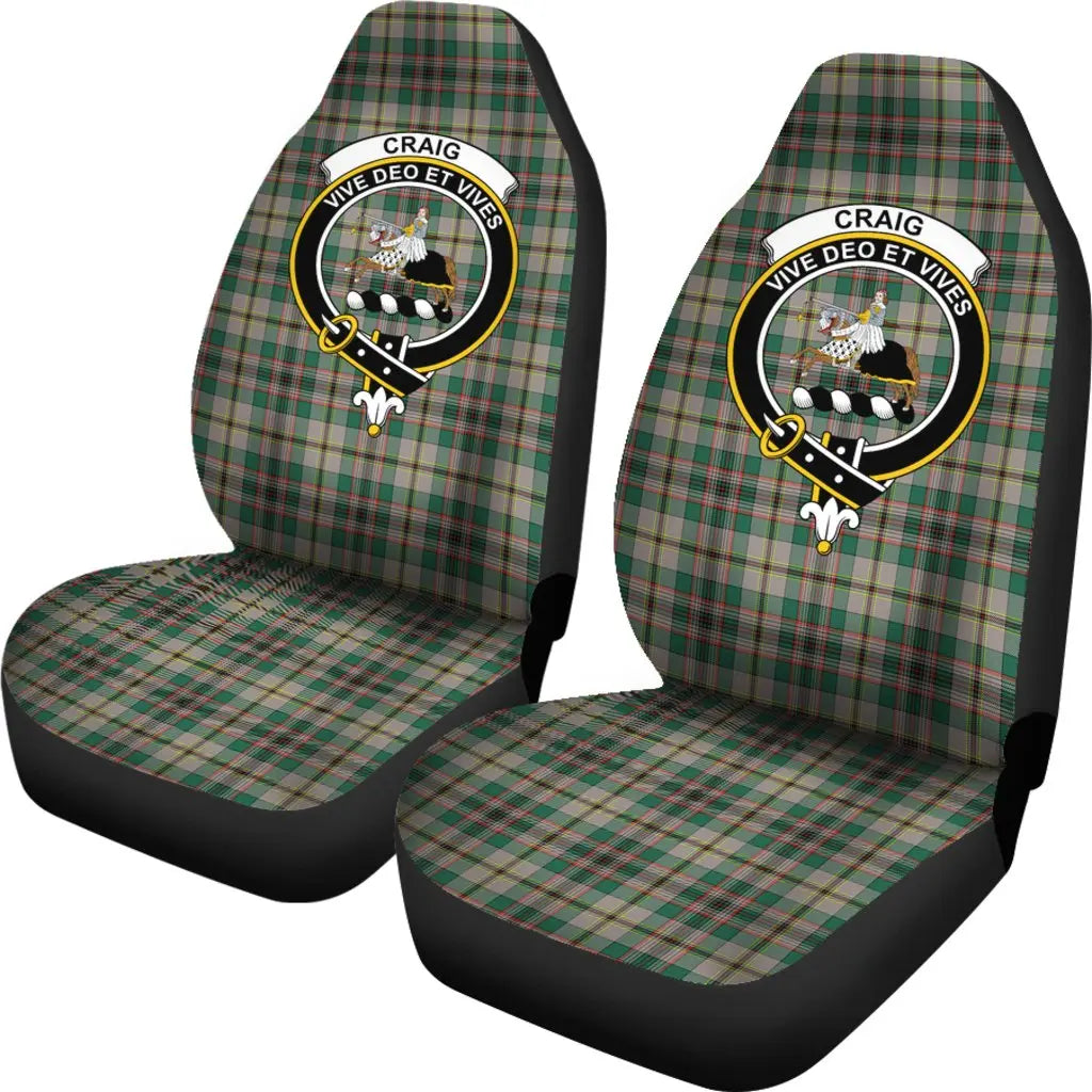 Clan Craig Ancient Tartan Crest Car Seat Cover NC87 Clan Craig Tartan Today   