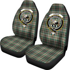 Clan Craig Ancient Tartan Crest Car Seat Cover NC87 Clan Craig Tartan Today   