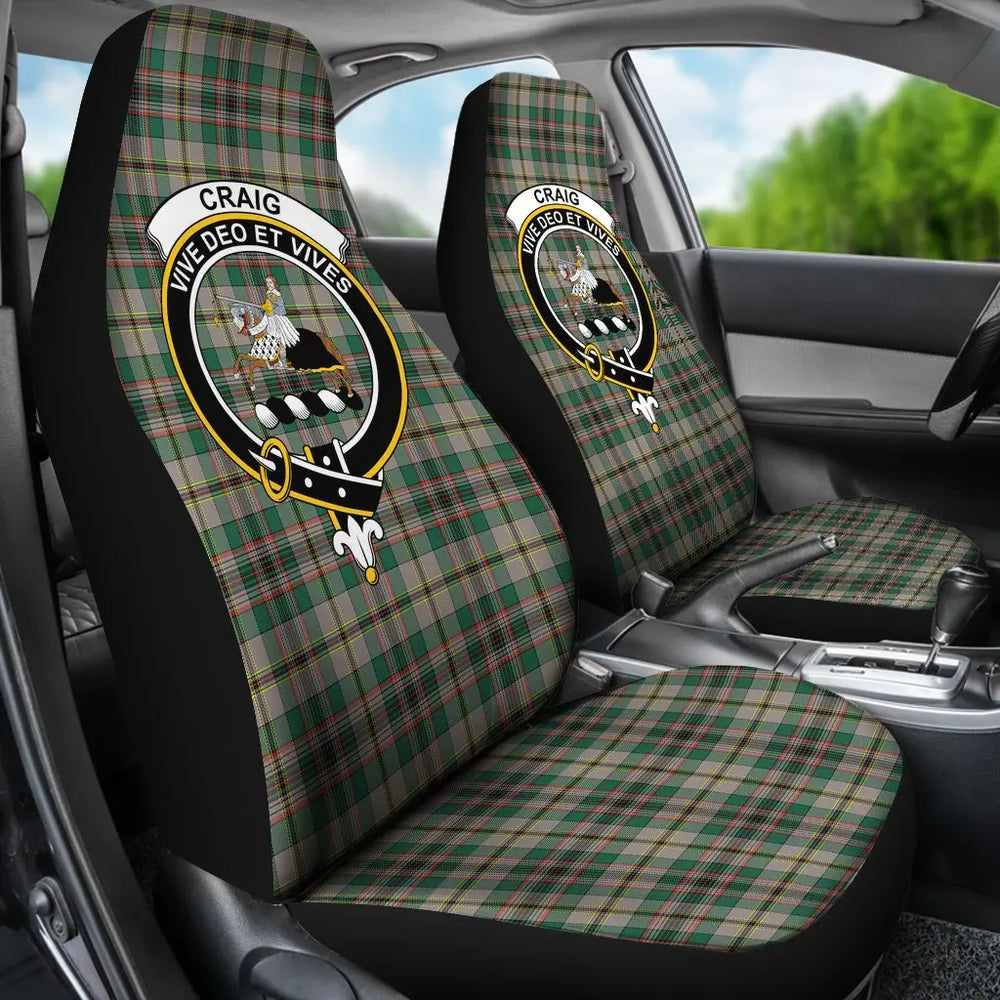 Clan Craig Ancient Tartan Crest Car Seat Cover NC87 Clan Craig Tartan Today   