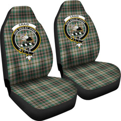 Clan Craig Ancient Tartan Crest Car Seat Cover NC87 Clan Craig Tartan Today   