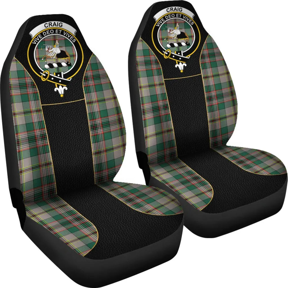 Clan Craig Ancient Tartan Crest Car Seat Cover  Special VersionHW89 Clan Craig Tartan Today   