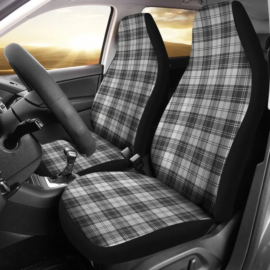 Clan Douglas Grey Modern Tartan Car Seat Cover AC84 Clan Douglas Tartan Today   