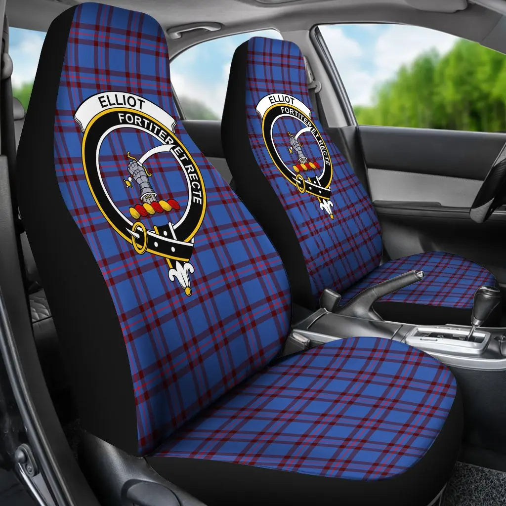 Clan Elliot Tartan Crest Car Seat Cover PA36 Clan Elliot Tartan Today   