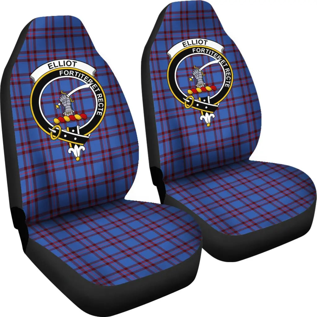 Clan Elliot Tartan Crest Car Seat Cover PA36 Clan Elliot Tartan Today   