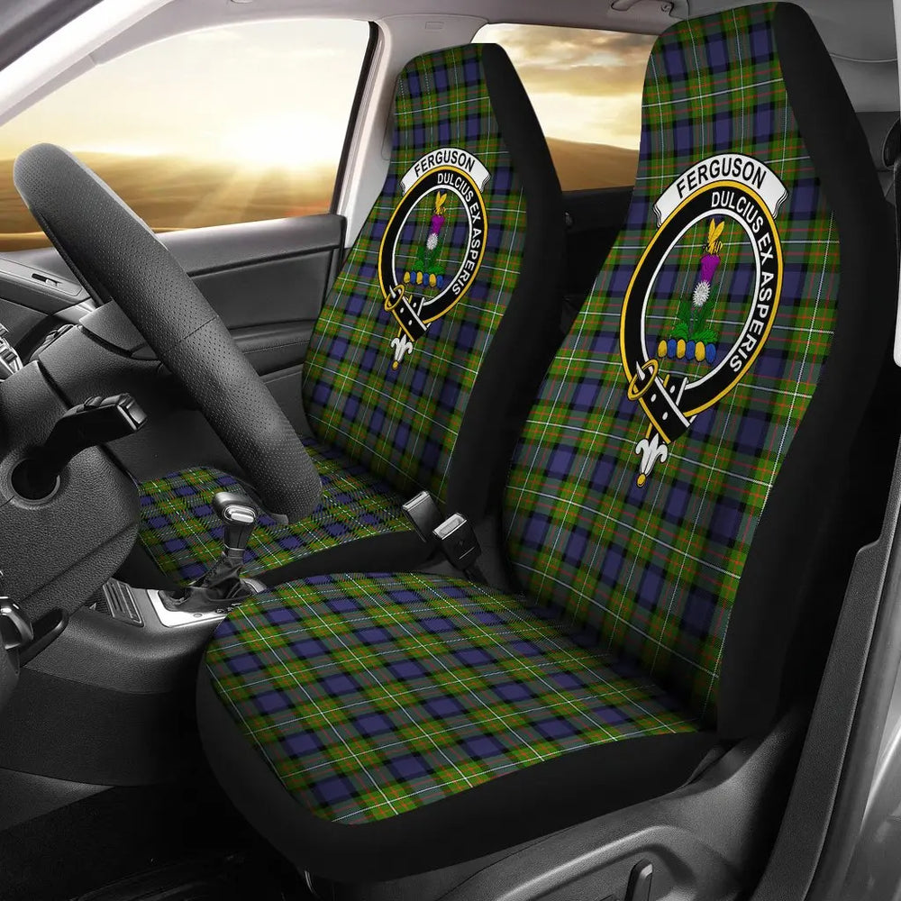 Clan Ferguson Tartan Crest Car Seat Cover NW71  Tartan Today   
