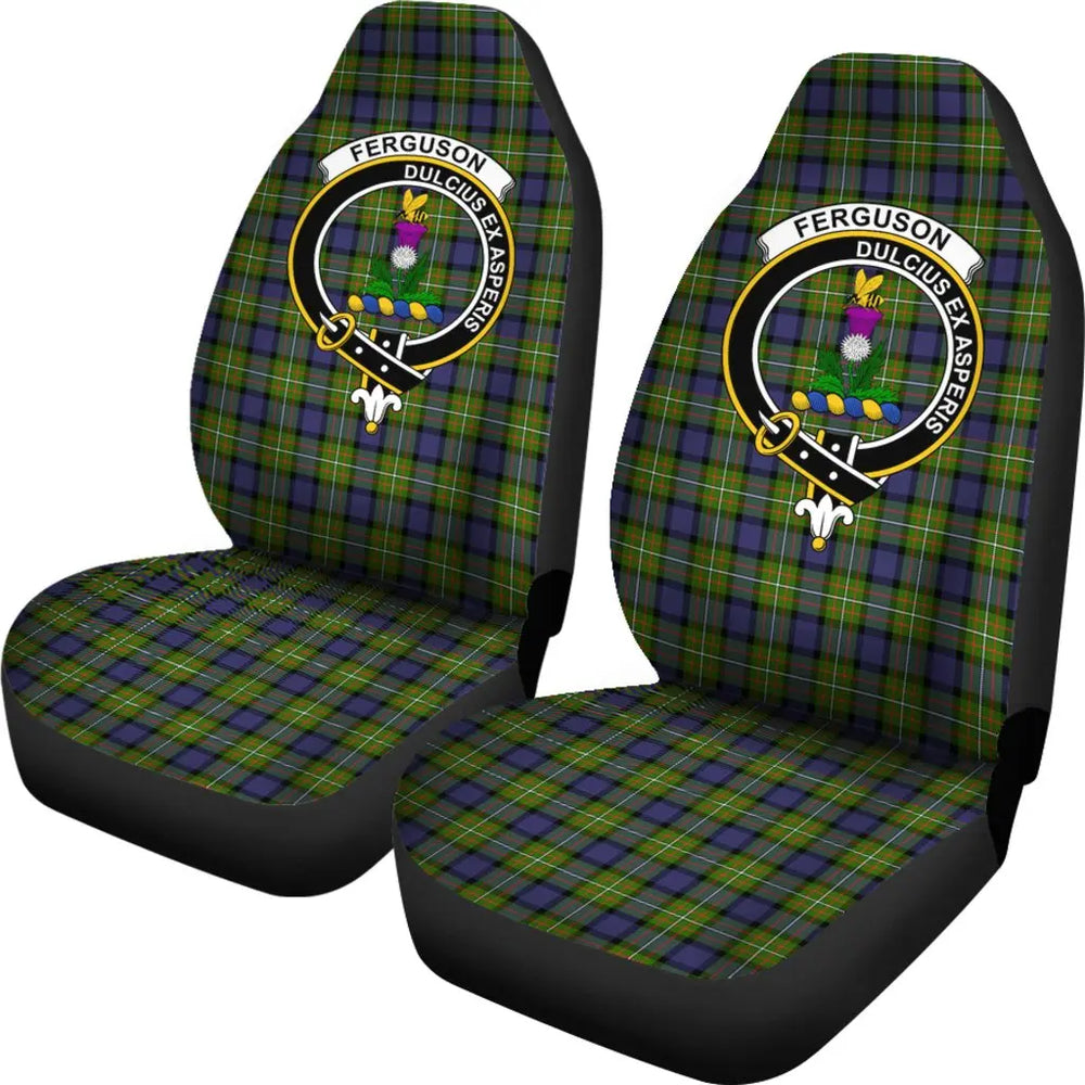 Clan Ferguson Tartan Crest Car Seat Cover NW71  Tartan Today   