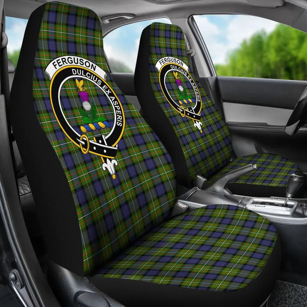 Clan Ferguson Tartan Crest Car Seat Cover NW71  Tartan Today   