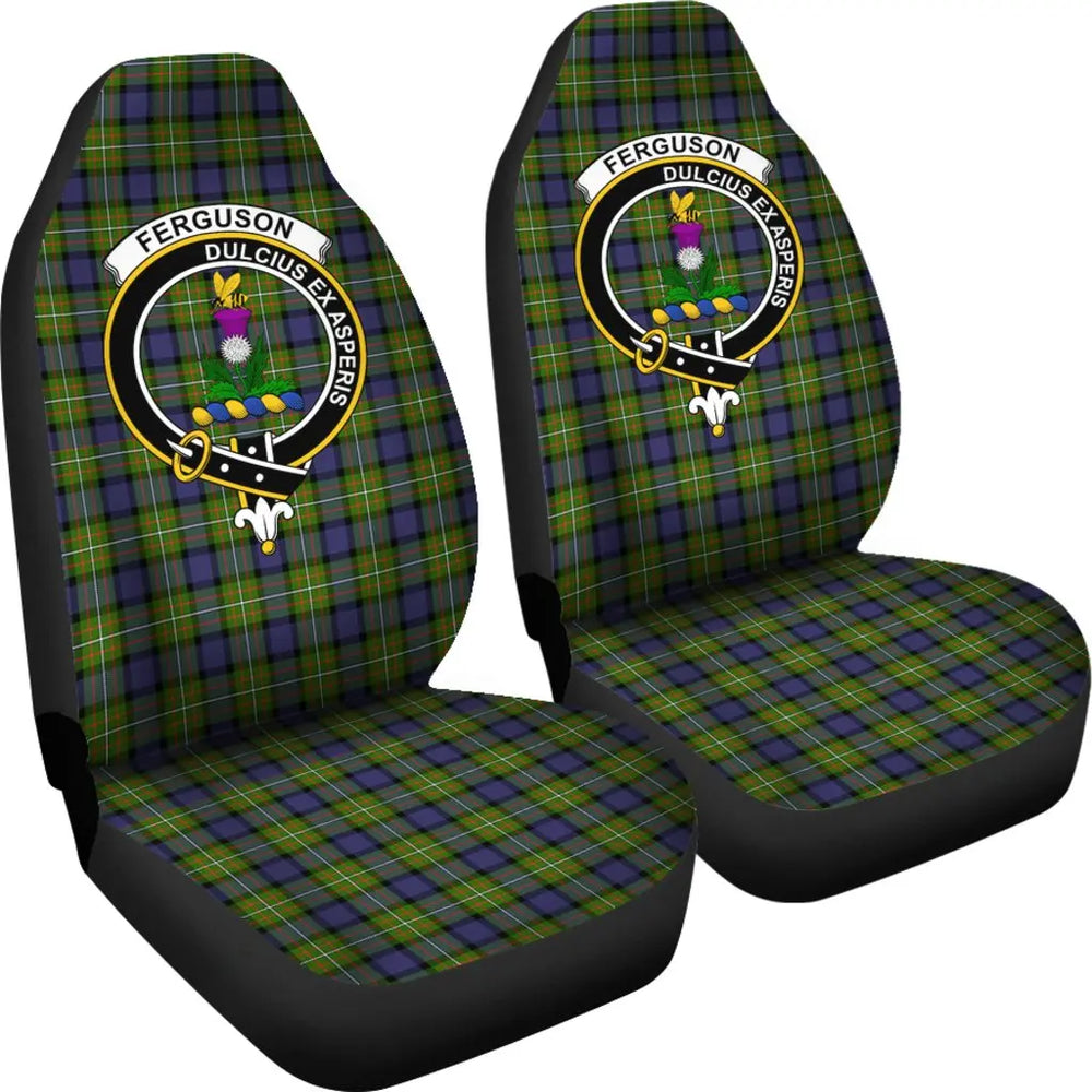 Clan Ferguson Tartan Crest Car Seat Cover NW71  Tartan Today   
