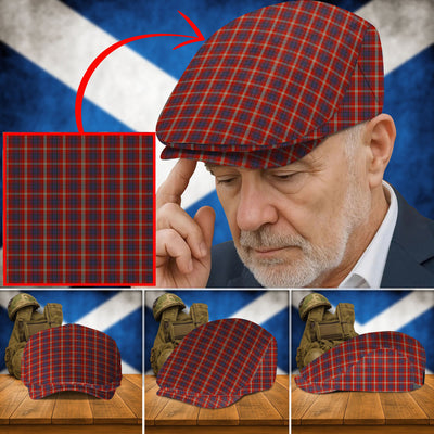Clan Ainslie Tartan Flat Cap BZ49
