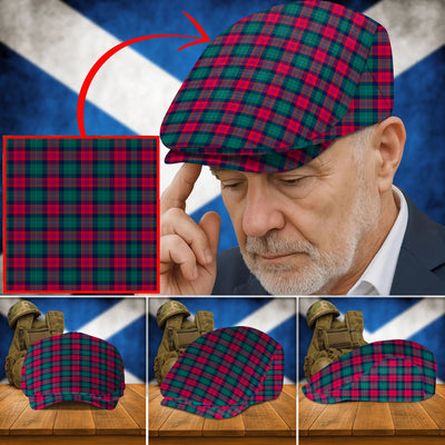 Clan Akins Tartan Flat Cap YX75