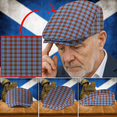 Clan Anderson Modern Tartan Flat Cap IJ66