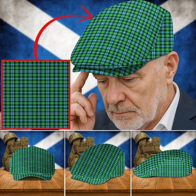 Clan Arbuthnot Ancient Tartan Flat Cap LO73