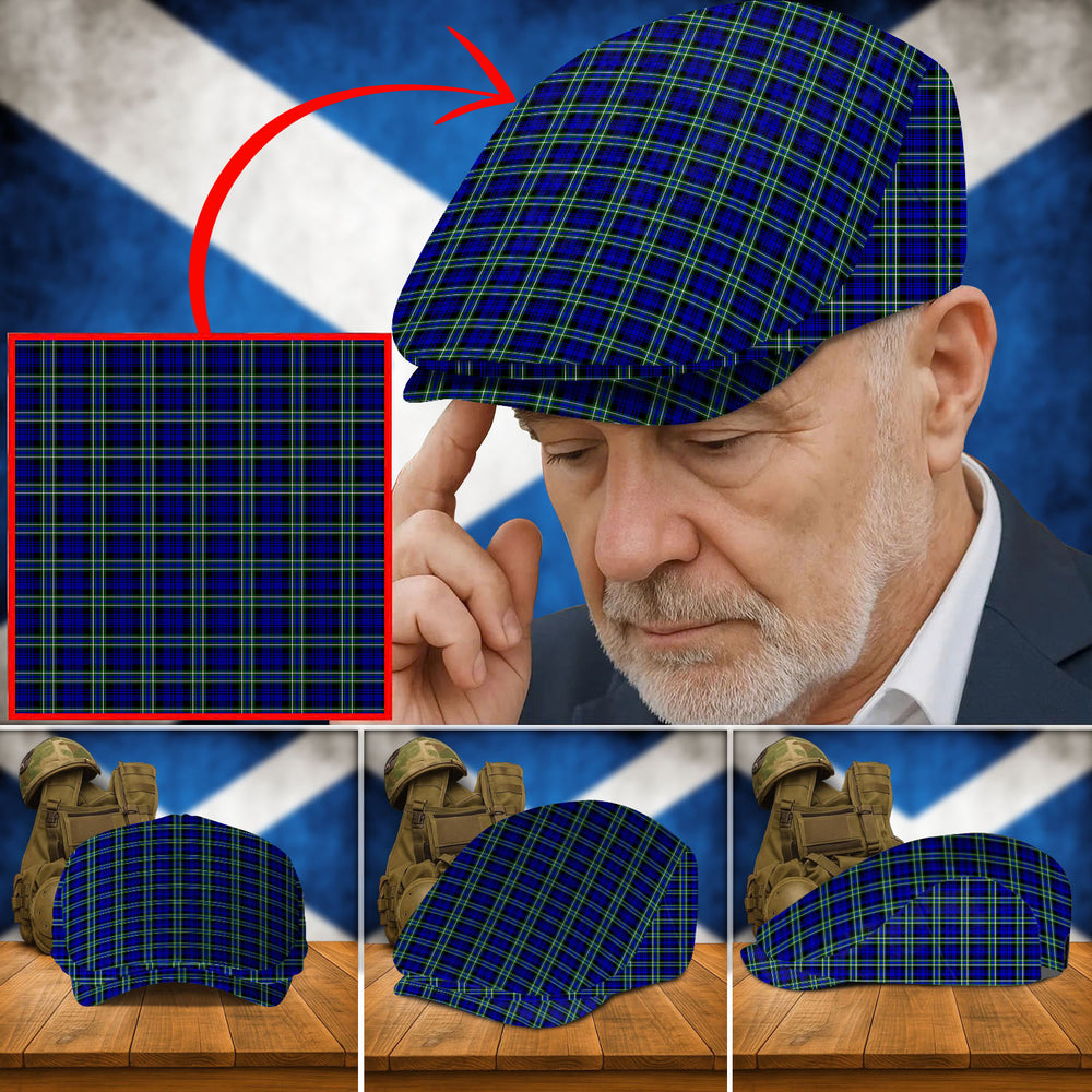 Clan Arbuthnot Modern Tartan Flat Cap SI13 Arbuthnot Modern Tartan Tartan Today
