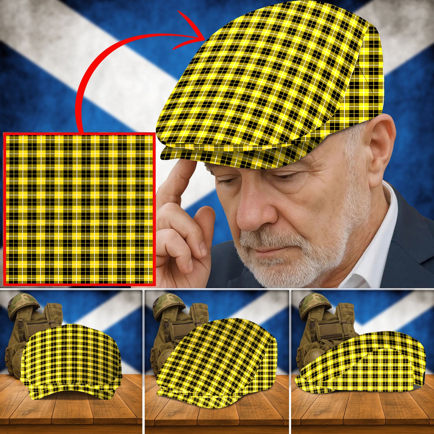 Clan Barclay Dress Modern Tartan Flat Cap GO94 Barclay Dress Modern Tartan Tartan Today