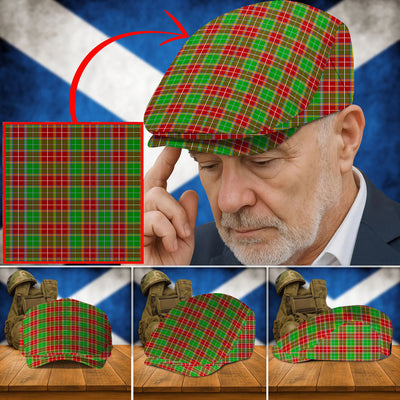 Clan Baxter Modern Tartan Flat Cap LR24