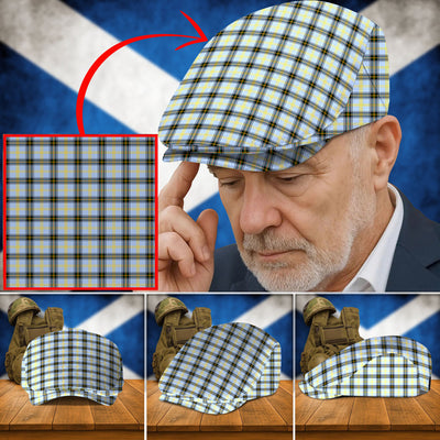 Clan Bell of the Borders Tartan Flat Cap WQ91