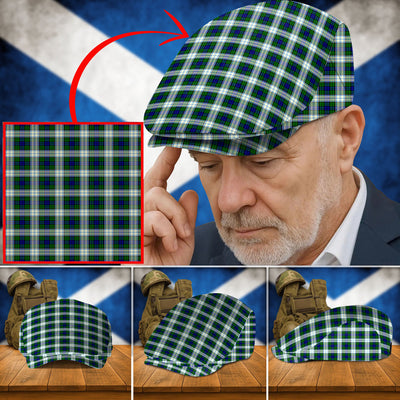 Clan Blackwatch Dress Modern Tartan Flat Cap KK22