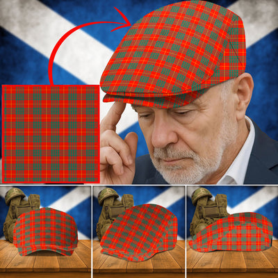 Clan Cameron Ancient Tartan Flat Cap HK89