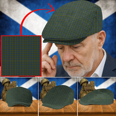 Clan Campbell Tartan Flat Cap UW20