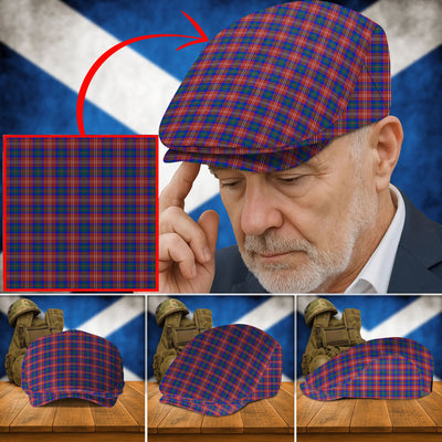 Clan Chisholm Hunting Modern Tartan Flat Cap ER28
