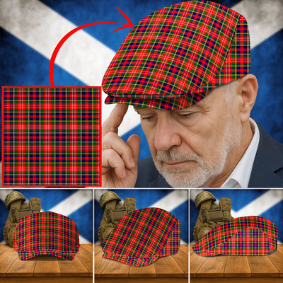 Clan Christie Tartan Flat Cap OJ98
