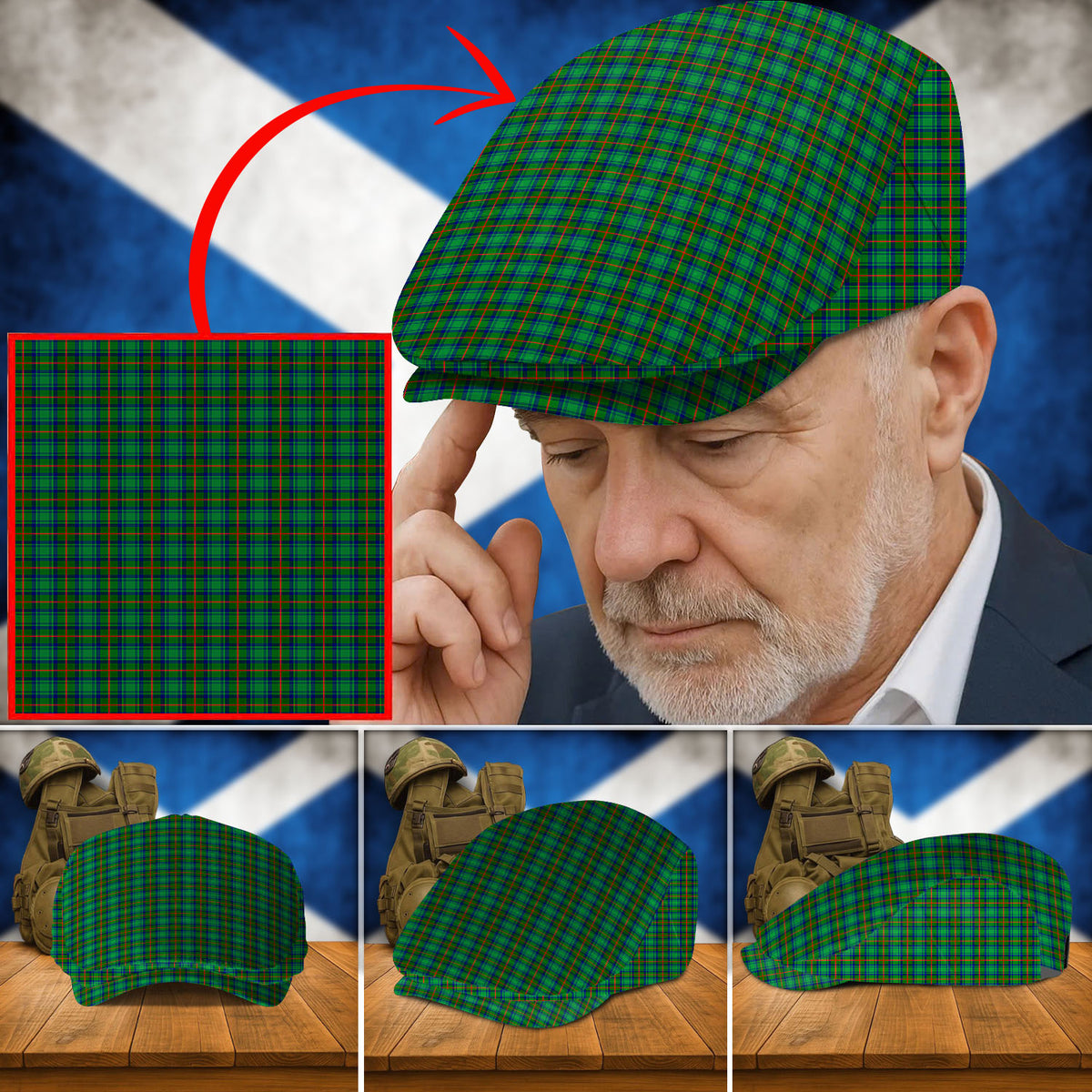 Clan Cranstoun Tartan Flat Cap AV44 Cranstoun Tartan Tartan Today