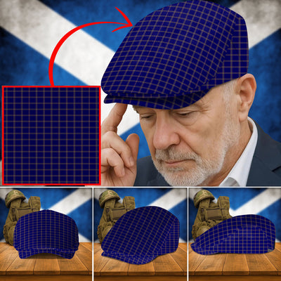 Clan Crichton Tartan Flat Cap YZ88